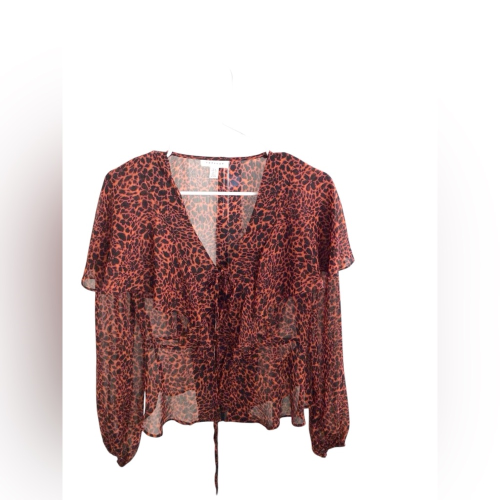 Topshop Volcano Top